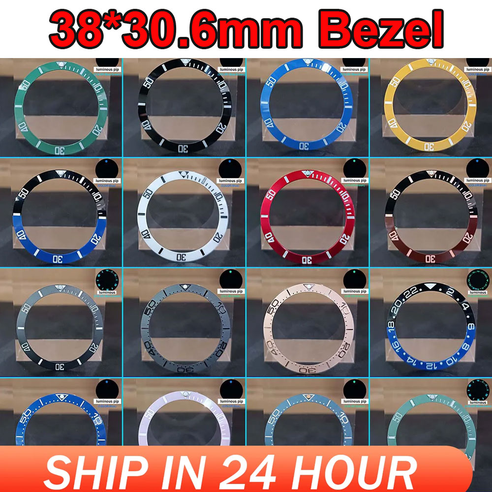 Watch Bezel Insert - Eğimli 38mm * 30.6mm Seramik Çerçeve