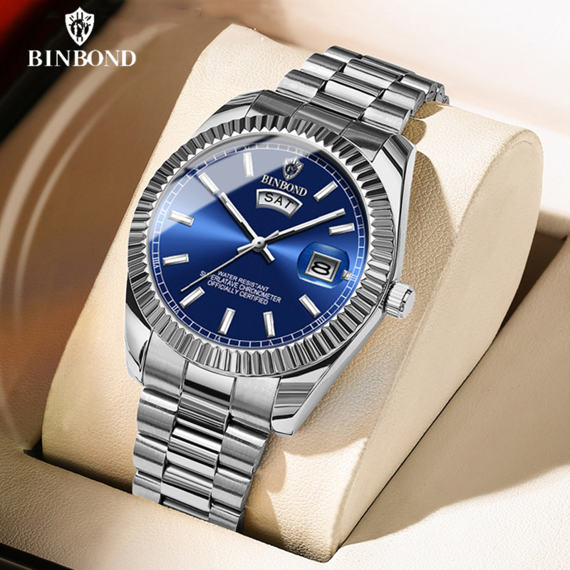 Rolex Watch Datejust - BINBOND B7012 Erkek Moda İş Spor