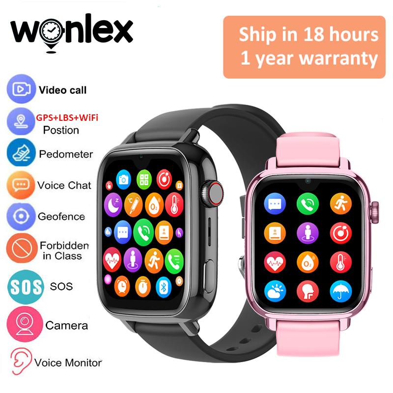 Smartwatch Watches Kids - Wonlex KT34 Çocuk Akıllı Saat 4G