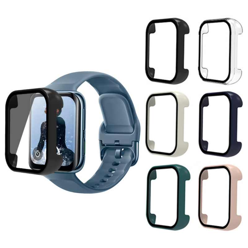 Smartwatch Oppo Watch - Sert kenar tam ekran cam koruyucu