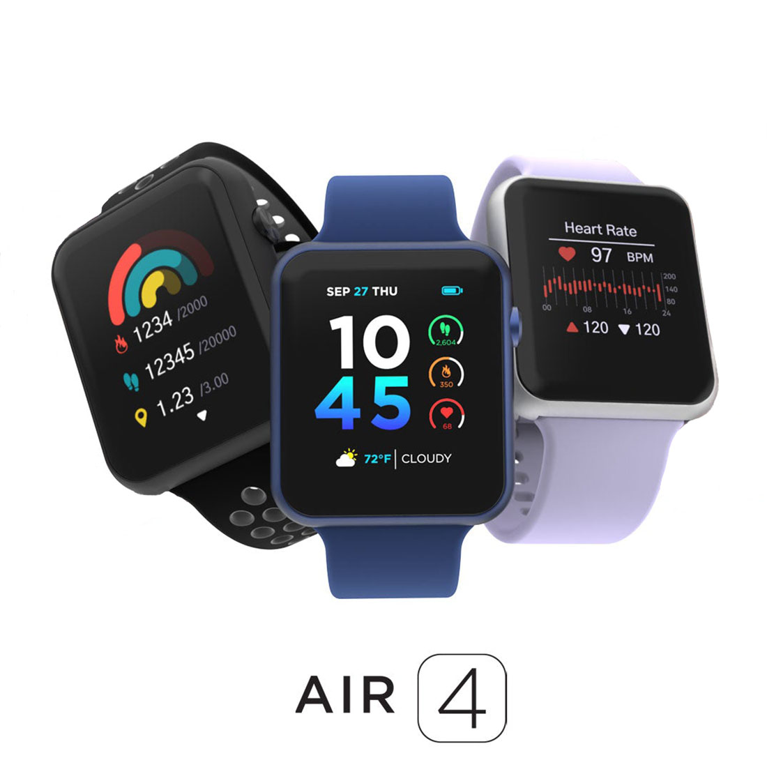 Smartwatch Purple Watches For Women - Erkekler ve Kadınlar için Pinteek Akıllı