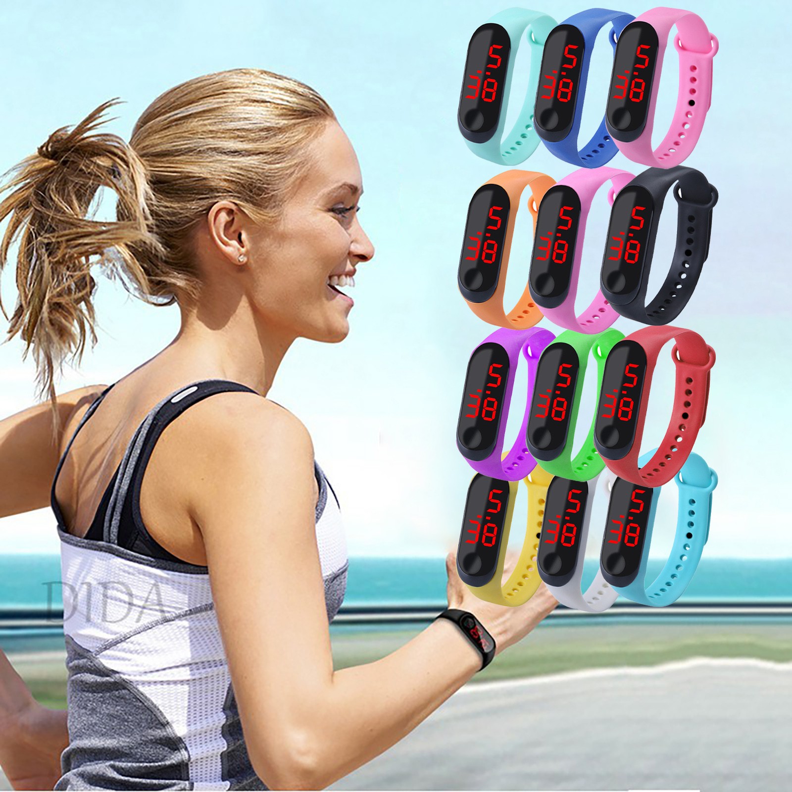 Smartwatch Watches Kids - Spor Açık Bilezik Elektronik Saat Spor