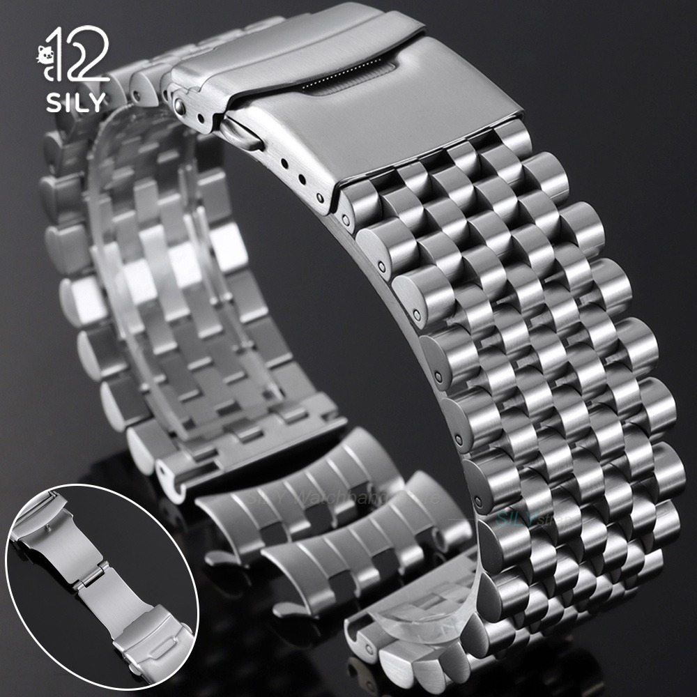 Tissot Watches Smartwatch - 20mm 22mm Katlanır Tokalı Gümüş Paslanmaz