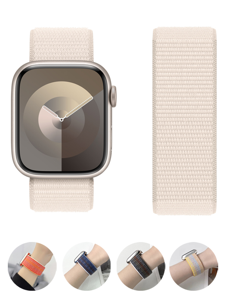 Apple için naylon döngü kayışı - Smartwatch Apple Watches For Men incelemesi ve fiyatı