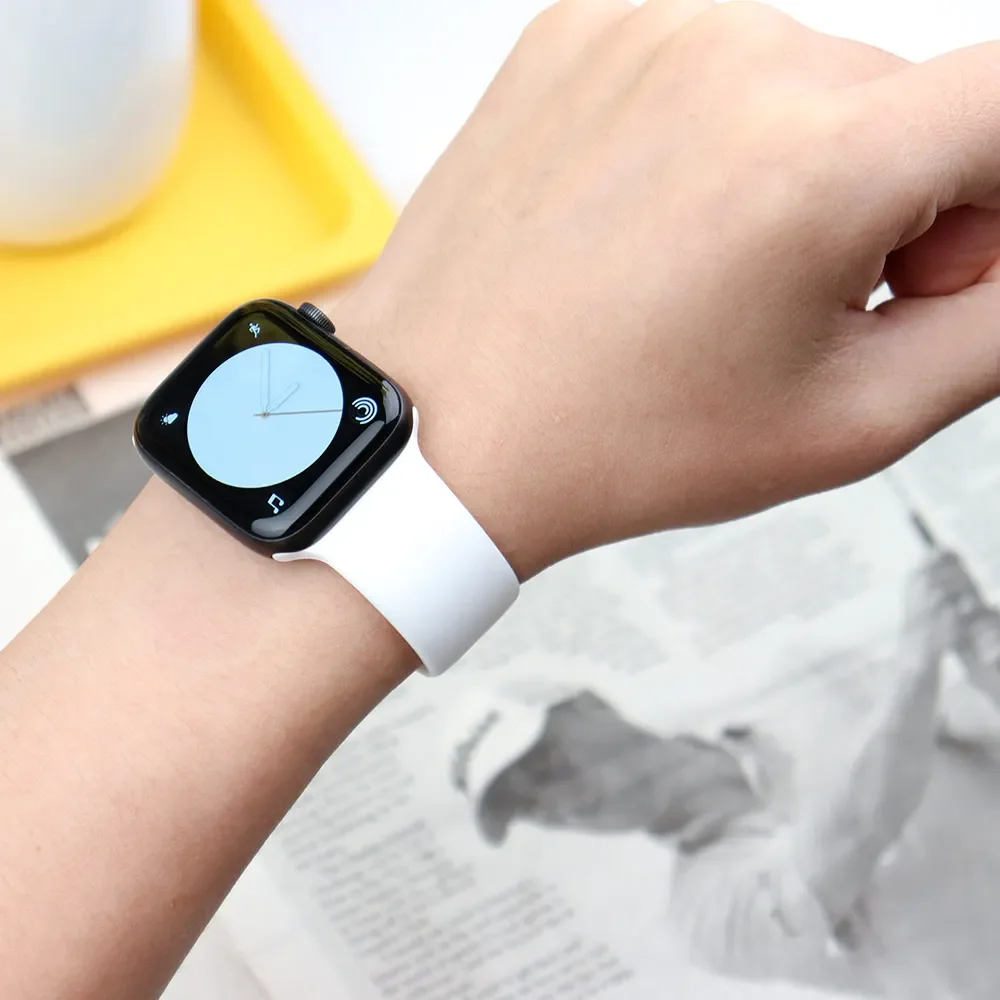 Apple için silikon bant saat k - Smartwatch Apple Watches For Men incelemesi ve fiyatı