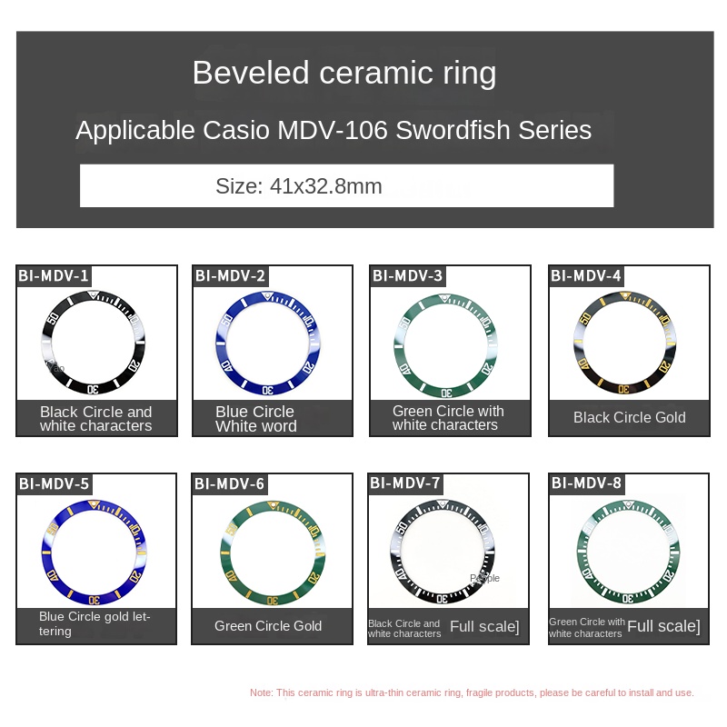 CASIO MDV-106 Eğimli Seramik Ç - Watch Bezel Insert incelemesi ve fiyatı