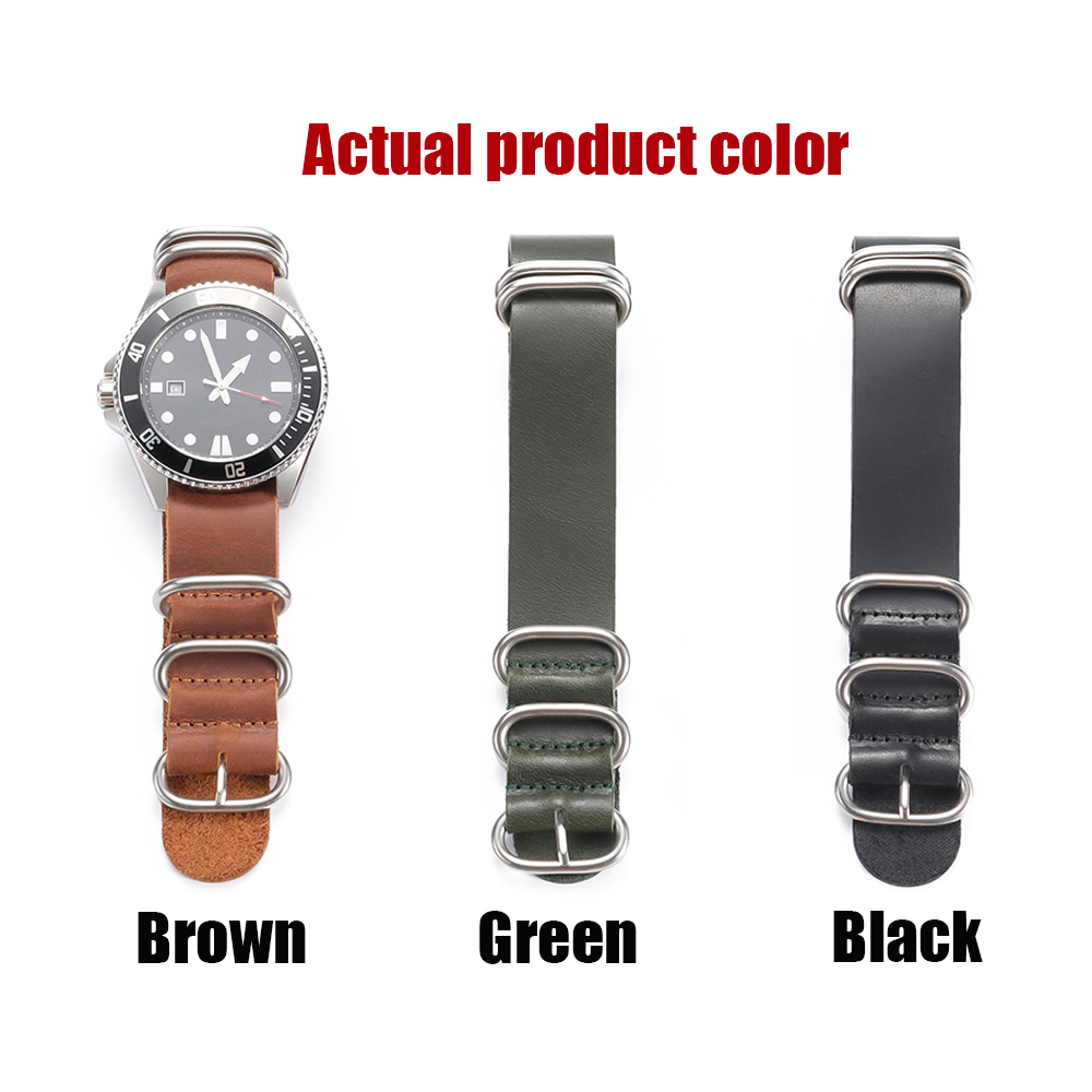 Vintage Hakiki Deri saat kordo - Nato Strap Nylon incelemesi ve fiyatı