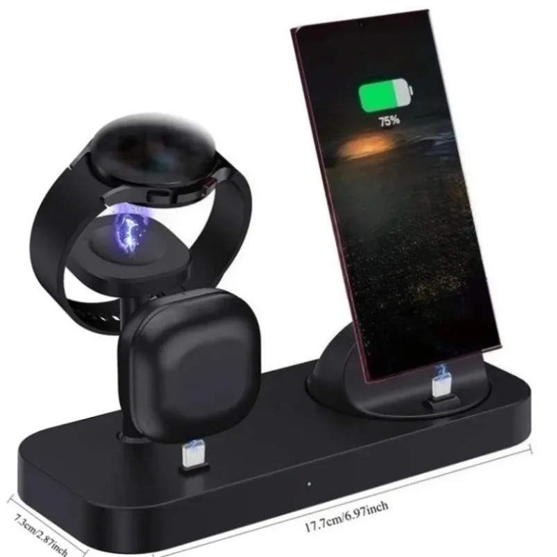 3'ü 1 Arada Kablosuz Şarj Ciha - Watches Smartwatch Samsung incelemesi ve fiyatı