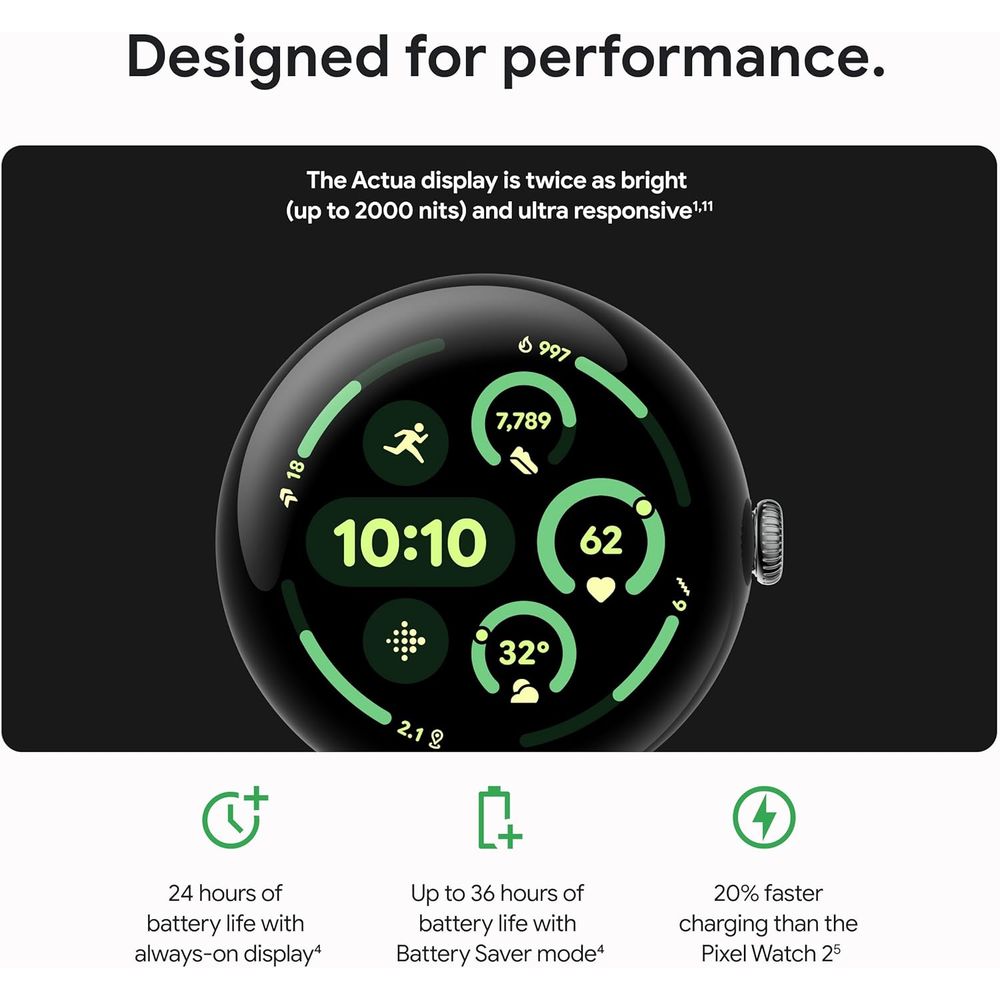 Pixel Watch 3 (45mm) 2024 el - - Smartwatch El incelemesi ve fiyatı