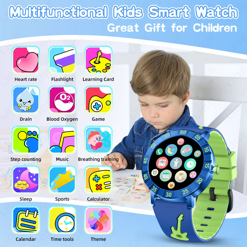 LIGE 2026 HRV Çocuk Akıllı Saa - Smartwatch Watches Useful Gift For Boys incelemesi ve fiyatı
